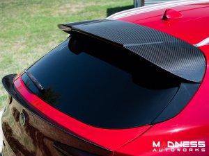 Alfa Romeo Stelvio Roof Spoiler - Carbon Fiber - Estremo Design Alfa Romeo Stelvio Roof Spoiler - Carbon Fiber - Estremo Design